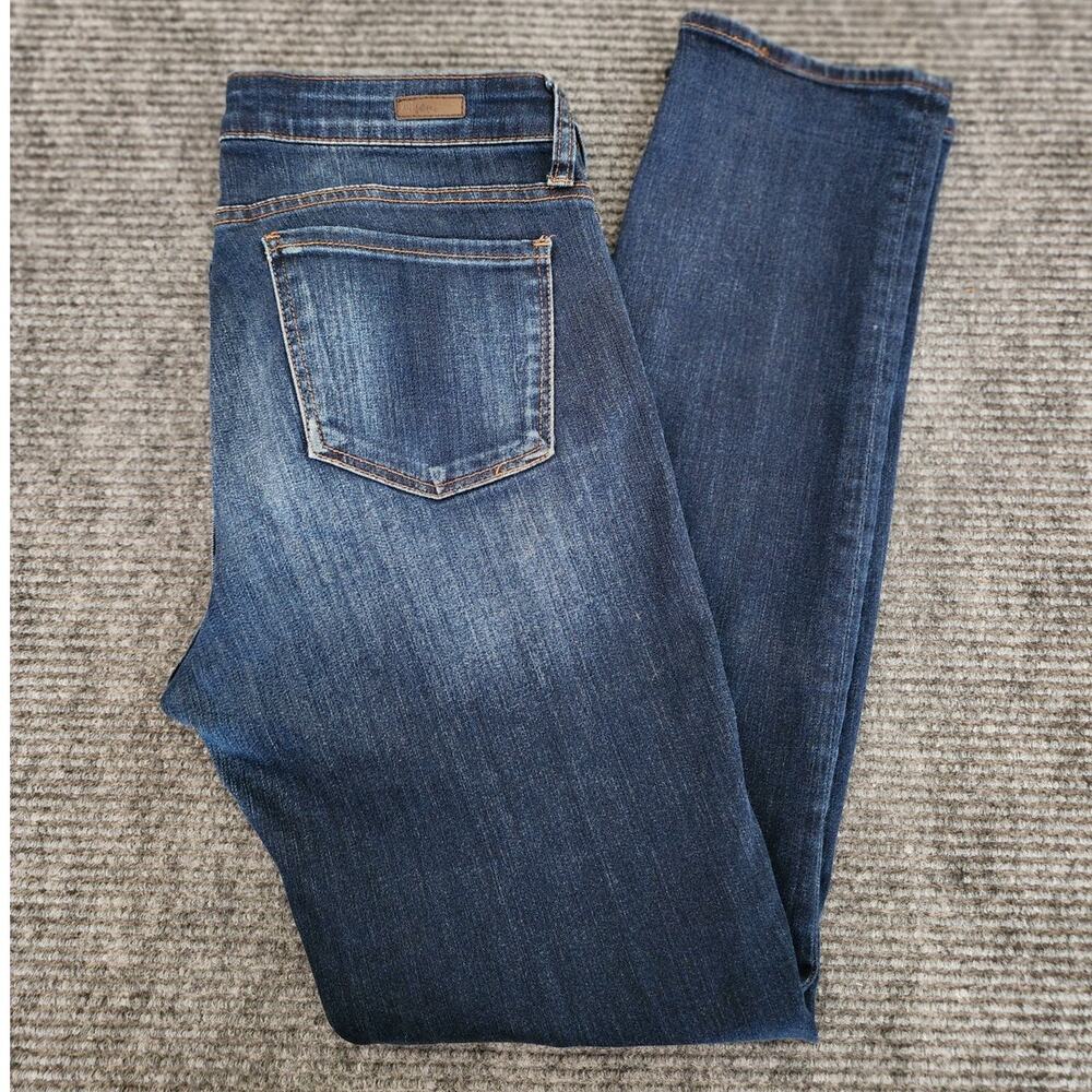KUT From The Kloth Womens Size 8 Catherine Boyfriend Stretch Blue Denim Jeans